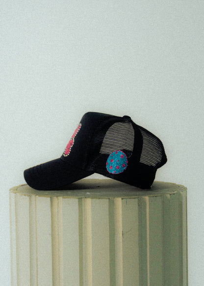 PINK LOGO TRUCKER HAT